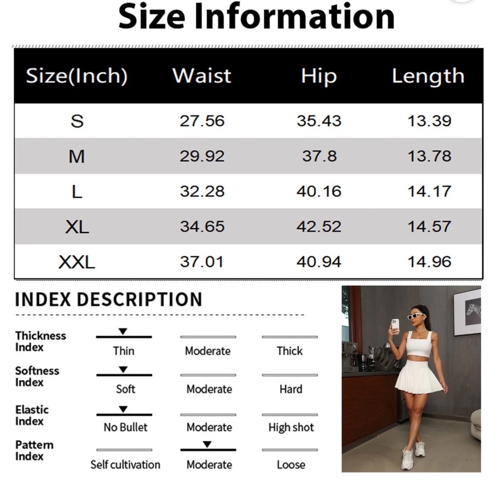 Women’s High Wasted Mint Green Breathable Skort - Picture 5 of 5